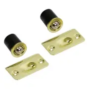 Drive In Metal Ball Catch in Polished Brass 2 Pack