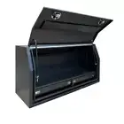 1400 x 600 x 820mm Black Aluminium 2 Drawer Ute Tool Box Truck Trailer Toolbox