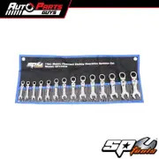 SP Tools Gear Drive ROE Spanner Set - Flex Head Stubby - Metric - 14pc | SP10334