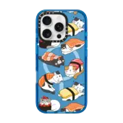 iPhone 16 Pro Impact Case MagSafe Compatible Sushi Cats