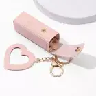 Girls Keychain Lip Gloss Bag Portable Makeup Lipstick Holder Lip Balm Holder