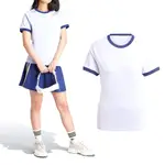 ADIDAS VRCT TEE 女款 藍紫色 上衣 運動 休閒 三葉草 短袖 IX1916