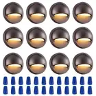 LED Low Voltage Deck Lights 2700K Landscape Railing Fence Light 2.5W 180LM 12...