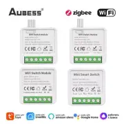 Tuya Wifi Zigbee 3.0 DIY Mini Switch 1/2/3/4Gang Smart Life Control Light Relay