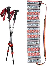 Hiking Pole Bag | Camp Canopy Pole Carrying Bags with Strap | Waterproof Storage Organizer for Tent Poles Ground Nails Trekking Poles Fishing