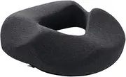 kokiya Donut Pillow Office Chair Cushion,Hemorrhoid Seat Cushion,Non Slip,Memory Foam Seat Cushion,Coccyx Cushion for Hemorrhoids, Gray