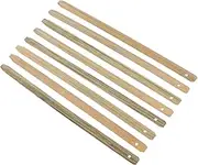 Mobestech 8pcs Bamboo Fan Handle Use Fan Handle Handheld Fan Handle Crafts Fan Grip Handle Style Fan Grip Handle Fan Handle Craft Fan Grip Handle Craft Kit Craft Sticks Beige