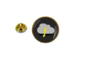 pins pin's badge metal lapel hat button lighting cloud
