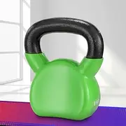 Everfit 8kg Kettlebell Set Weightlifting Bench Dumbbells Kettle Bell Gym Home