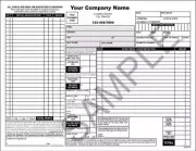 250 Automotive Repair Invoices / 3 Part Carbonless / 8.5 x 11 TMG019