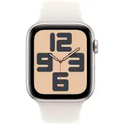 Apple Watch SE 44mm Starlight Aluminium Case GPS + Cellular Sport Band (S/M) [2024]