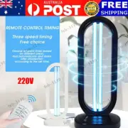 UVC UV Light Ozone Sterilize Germicidal Lamp Home Disinfection & Remote Control