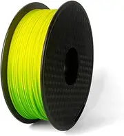 PLA Filament 1.75mm Changes Color with Temperature 3D Printer Filament 1kg (2.2lbs) Spool Dimensional Accuracy +/- 0.02mm 3D Printing Filament for Most FDM 3D Printers,One Size, Green-Yellow