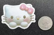 Hello Kitty Worried/Scared Face Sticker. NEW. Non-Stuck.