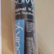 Sulky SOLVY Water Soluble Stabilizer Light Translucent 8 Inch x 9.5 Yards 486-08