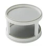 Madesmart Twin Turntable Portable Home/Kitchen Organiser 26x15cm Round White