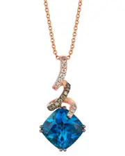 Le Vian 14K Rose Gold 4.65 ct. tw. Diamond & Topaz Chocolate Shavings Pendant