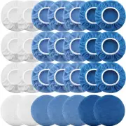 40 Pcs 9 to 10 Inches Buffer Bonnets Bulk Buffer Polisher Pads Waxers Polishe...