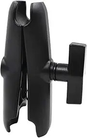 Strg Double Socket Arm with 1.5" Ball Sockets, 5.7" Double Sockets Arm Aluminum Alloy Long Arm Compatible with RAM Mount and 1.5" C Size Ball Mounts Ball Components