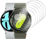 [Hianjoo] [6-Pack] Screen Protector Compatible with Samsung Galaxy Watch 7 / Watch 6 / Watch 5 / Watch 4 44mm, Compatible with Garmin Fenix 6X / 6X Pro 51mm, [Full Coverage], Anti-Scratch, Bubble Free