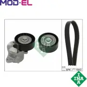 VRIBBED BELT SET 529 0350 10 FOR OPEL ZAFIRA/TOURER/C/VAN ASTRA/J/Van/GTC 2.0L