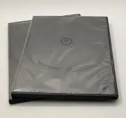 NEW - Multi DVD/CD/Blu-Ray Case Black 4 - Discs Holder Premium - 14mm Full Size