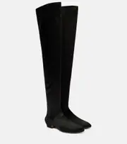 [The Row] The Row Awar satin over-the-knee boots AU 8 black