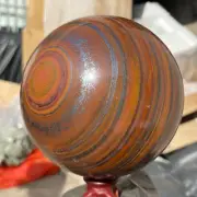 2200g Rare Color Natural Tiger Eye Stone sphere Quartz Crystal Ball Reiki Healin