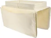 BATHVEVE Sofa Tray Hanging Storage Pouch Sundries Organizer for Dormitory and Bedside Multi Purpose Storage Bag with Capacity for Remote Controls Books and More