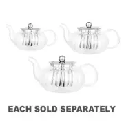Avanti Dahlia Glass Teapot Removable Stainless Steel laser Etched Infuser