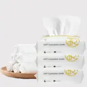 Soft Dry Wipe, 100% Cotton Facial Wipes, Disposable Face Towel Lint Free, Dry We