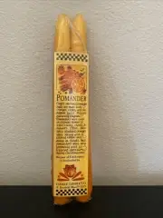 Vintage Yankee Candle Co 8” Taper Candles New/sealed Pomander Two Tapers