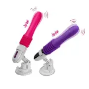 Telescopic Thrusting Dildo Vibrator Pumping Gun Bdsm Unisex silicone Sex Machine