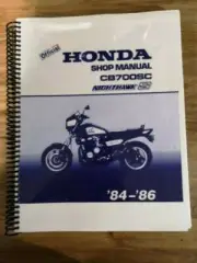 1984-1986 Honda Nighthawk S CB700SC Repair Manual