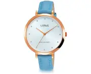 Elegant Ladies' Lorus Wristwatch Rg232mx9 In Pink And Blue Ø 36 Mm