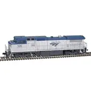 Atlas 40005150 N Dash 8-32BHW Silver Amtrak Phase V White Sill 508