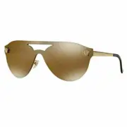 Versace sunglasses VE2161 1002F9 42mm Gold Brown Gold Mirror GENUINE Aviator