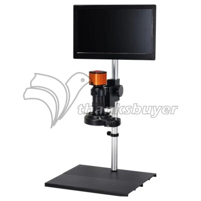 HAYEAR 11.6" LCD 24MP 2K HDMI USB Microscope Camera 150X Lens for Phone PCB