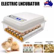 4/24/36/64 Eggs Digital Egg Incubator LED Full-Auto Turning Chicken Duck Poultry
