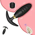 Anal Butt Plug Vibrator Prostate Massager Remote Control Rechargeable Sex Toy