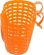GAROZATION Basket Rear Bike Basket Bike Basket Bike Accessories Plastic Wicker Basket Bike Accessories Bicycle Basket Bicycle Front Basket Tricycle Basket