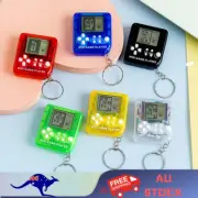 Mini Retro Game Console Portable Handheld Game Players For Boys Key Ring 26Games