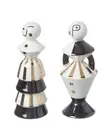 Jonathan Adler Vienna Salt & Pepper Set Black