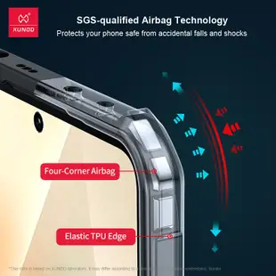 訊迪Redmi Note 13 4g Xundd Case 安全氣囊防震軟邊防指紋手機保護殼