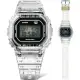 【CASIO 卡西歐】40周年CLEAR REMIX系列限定卓越風格透明錶殼潮流腕錶 42.8mm(DW-5040RX-7)