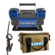 Kings Thumper Max Dual Air Compressor + 3in1 Ultimate Air Tool + Canvas Bag