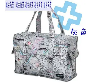 陽光角落~FSC80~HAPI+TAS 法國地圖方型款旅行折疊背包可插行李箱可掛可插套行李箱拉桿 行李箱插袋