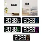 Digital Wall Clock Decoration LED Alarm Clock for Living Room Office Bedroom