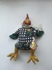 Russ The Country Folks Brewster Rooster Shelf Sitter Plush Figurine
