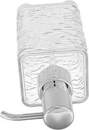 DRESSOOS Foaming Pump Dispenser Clear Bottle for Hand Soap Shampoo Body Wash Manual Press Design Effortless Foam Generation Versatile Use for Bathroom Kitchen